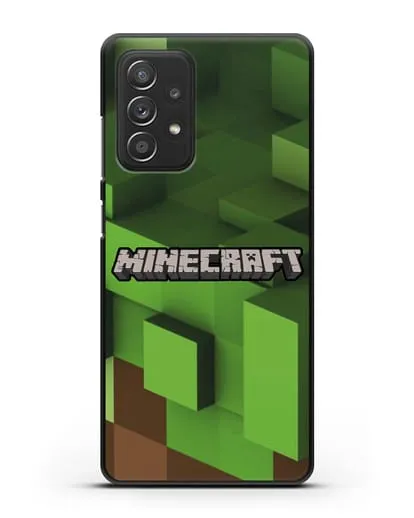 Чехол с изображением Minecraft силиконовый для Samsung Galaxy A53
