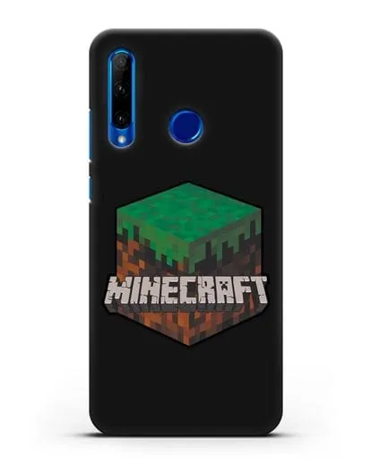 Чехол с логотипом Minecraft силиконовый для Honor 10i