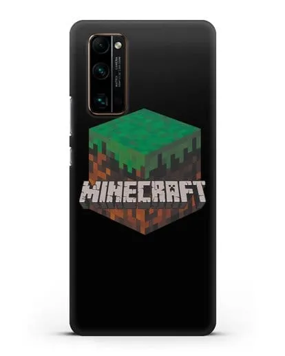 Чехол с логотипом Minecraft силиконовый для Honor 30 Pro Plus