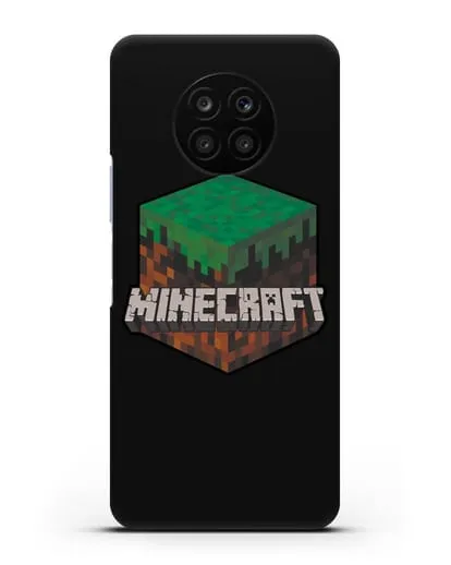 Чехол с логотипом Minecraft силиконовый для Honor 50 lite