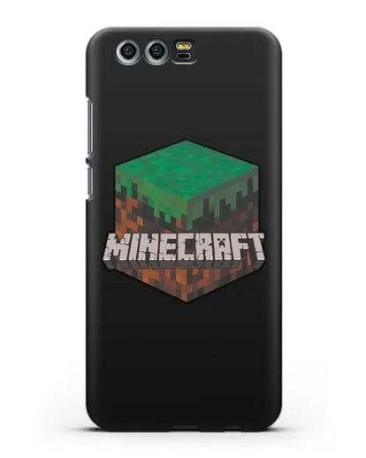 Чехол с логотипом Minecraft силиконовый для Honor 9