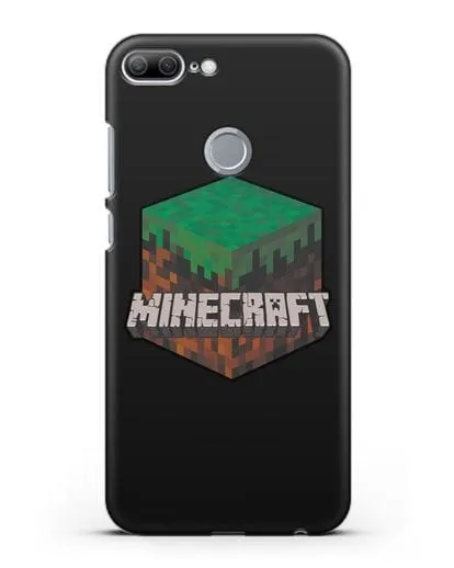 Чехол с логотипом Minecraft силиконовый для Honor 9 Lite