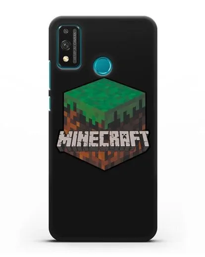 Чехол с логотипом Minecraft силиконовый для Honor 9X lite