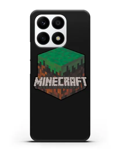 Чехол с логотипом Minecraft силиконовый для Honor X8a