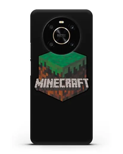 Чехол с логотипом Minecraft силиконовый для Honor X9