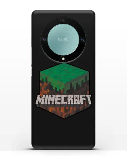 Чехол с логотипом Minecraft силиконовый для Honor X9a