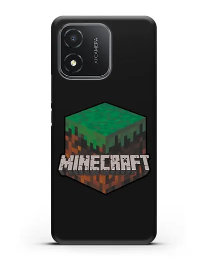 Чехол с логотипом Minecraft силиконовый для Honor X5