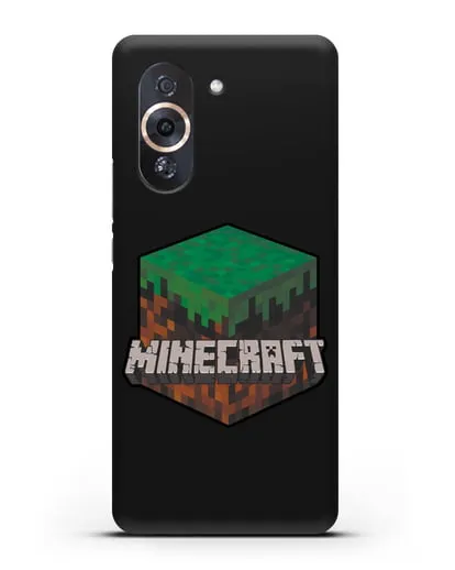 Чехол с логотипом Minecraft силиконовый для Huawei Nova 10 Pro