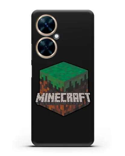 Чехол с логотипом Minecraft силиконовый для Huawei Nova 11i