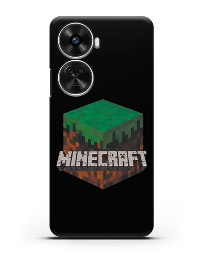 Чехол с логотипом Minecraft силиконовый для Huawei Nova 12 SE