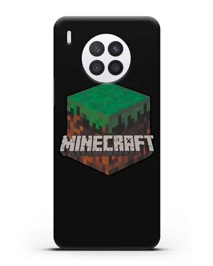 Чехол с логотипом Minecraft силиконовый для Huawei Nova 8i