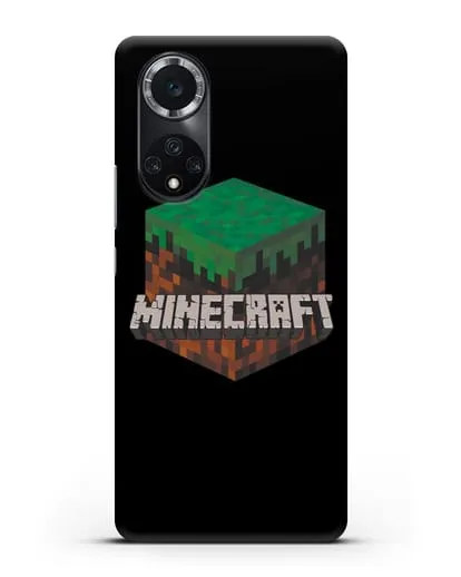 Чехол с логотипом Minecraft силиконовый для Huawei Nova 9