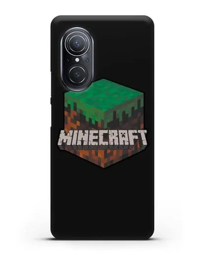 Чехол с логотипом Minecraft силиконовый для Huawei Nova 9 SE