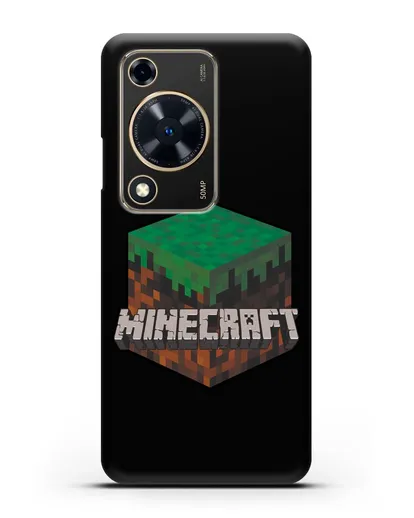 Чехол с логотипом Minecraft силиконовый для Huawei Nova Y72