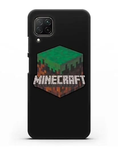 Чехол с логотипом Minecraft силиконовый для Huawei P40 lite