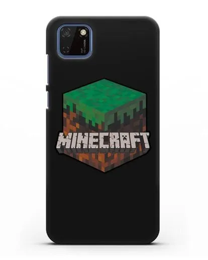 Чехол с логотипом Minecraft силиконовый для Huawei Y5P