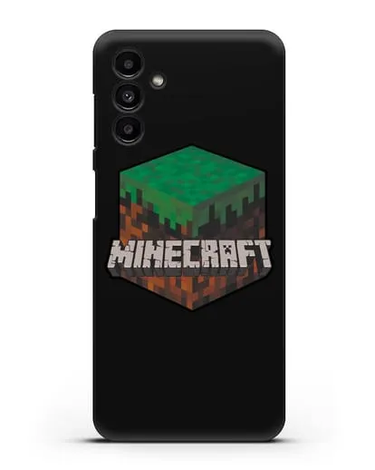 Чехол с логотипом Minecraft силиконовый для Samsung Galaxy A13 5G [SM-A136]