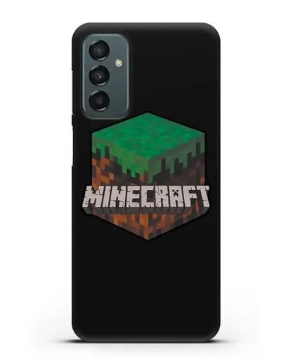 Чехол с логотипом Minecraft силиконовый для Samsung Galaxy M23 [SM-M236]
