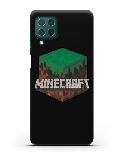 Чехол с логотипом Minecraft силиконовый для Samsung Galaxy M62 [SM-M625F]