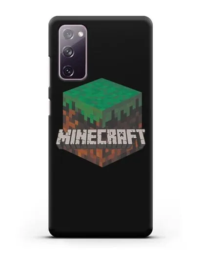 Чехол с логотипом Minecraft силиконовый для Samsung Galaxy S20 FE [SM-G780F]