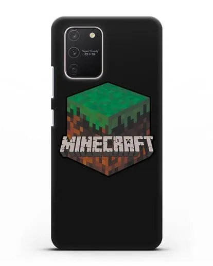 Чехол с логотипом Minecraft силиконовый для Samsung Galaxy S10 lite [SM-G770F]