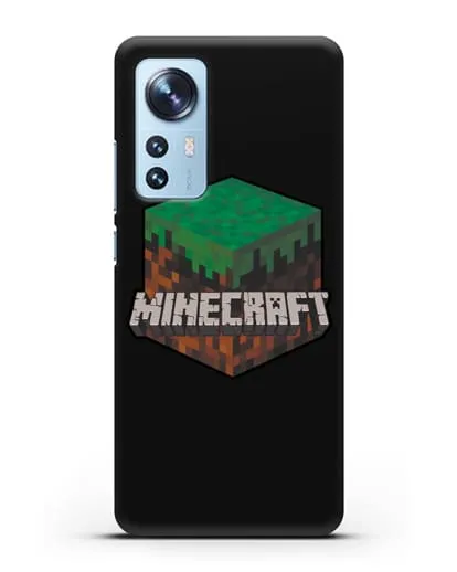 Чехол с логотипом Minecraft силиконовый для Xiaomi 12 Pro
