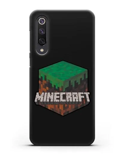 Чехол с логотипом Minecraft силиконовый для Xiaomi Mi 9 SE