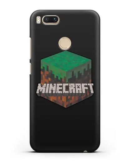 Чехол с логотипом Minecraft силиконовый для Xiaomi Mi A1