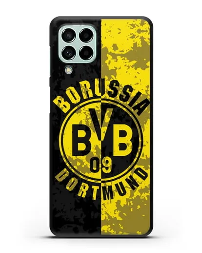 Чехол с логотипом ФК Боруссия Дортмунд силиконовый для Samsung Galaxy M53 [SM-M536]