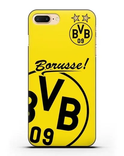 Чехол с эмблемой ФК Боруссия Дортмунд силиконовый для iPhone 7 Plus