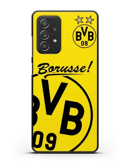 Чехол с эмблемой ФК Боруссия Дортмунд силиконовый для Samsung Galaxy A53