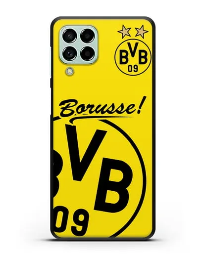 Чехол с эмблемой ФК Боруссия Дортмунд силиконовый для Samsung Galaxy M53 [SM-M536]