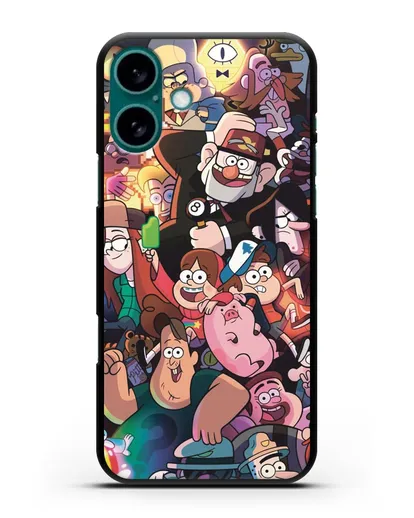 Чехол с иллюстрацией Gravity Falls силиконовый для iPhone 16 Plus