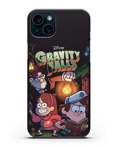 Чехол с изображением Гравити Фолз силиконовый для iPhone 15 Plus