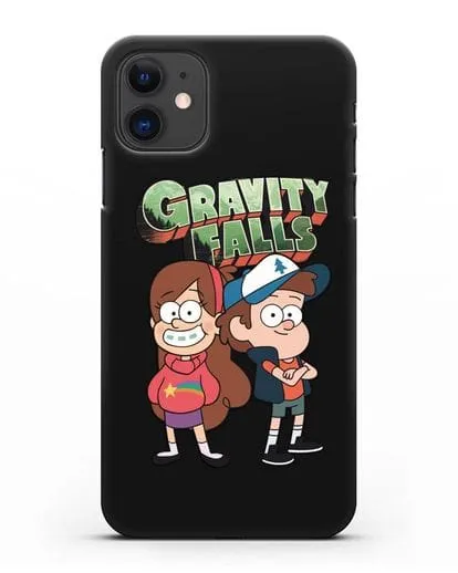 Чехол с иллюстрацией Диппер и Мейбл силиконовый для iPhone 11