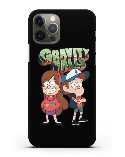 Чехол с иллюстрацией Диппер и Мейбл силиконовый для iPhone 12 Pro