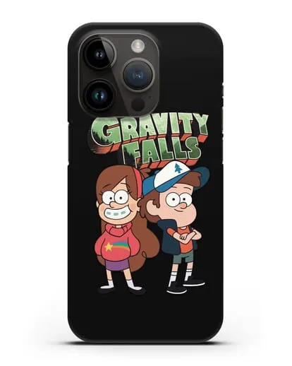 Чехол с иллюстрацией Диппер и Мейбл силиконовый для iPhone 14 Pro