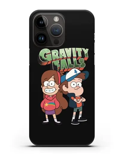 Чехол с иллюстрацией Диппер и Мейбл силиконовый для iPhone 14 Pro Max