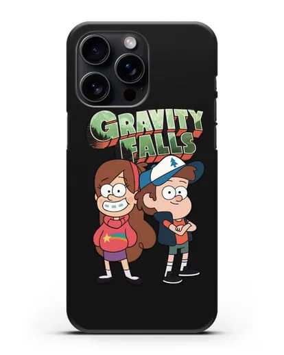 Чехол с иллюстрацией Диппер и Мейбл силиконовый для iPhone 15 Pro Max