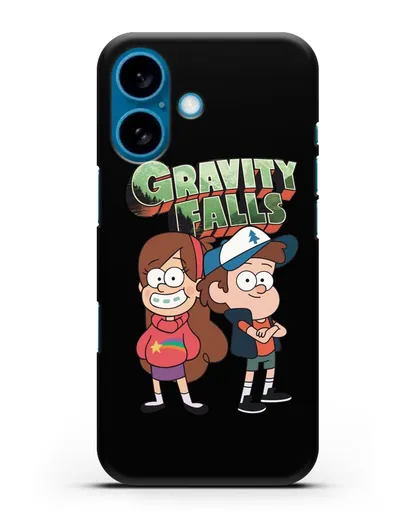 Чехол с иллюстрацией Диппер и Мейбл силиконовый для iPhone 16