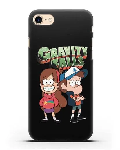 Чехол с иллюстрацией Диппер и Мейбл силиконовый для iPhone 7