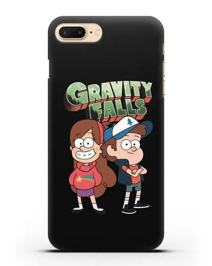 Чехол с иллюстрацией Диппер и Мейбл силиконовый для iPhone 8 Plus