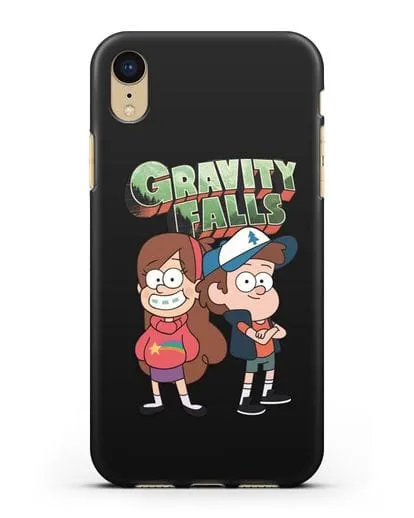 Чехол с иллюстрацией Диппер и Мейбл силиконовый для iPhone XR