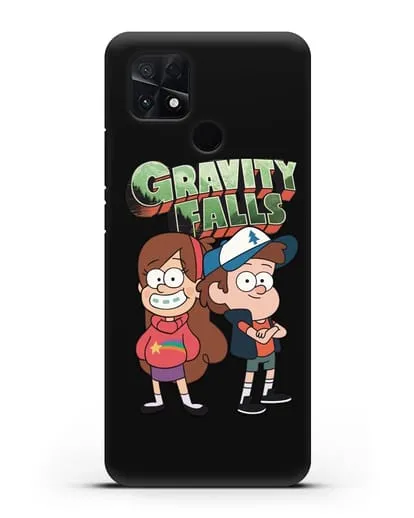 Чехол с иллюстрацией Диппер и Мейбл силиконовый для Xiaomi Poco C40