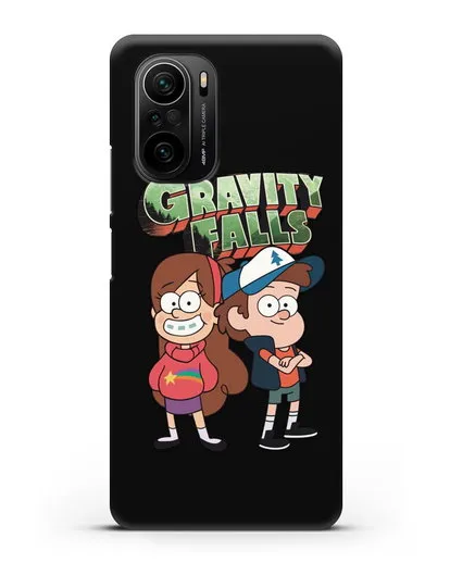 Чехол с иллюстрацией Диппер и Мейбл силиконовый для Xiaomi Poco F3