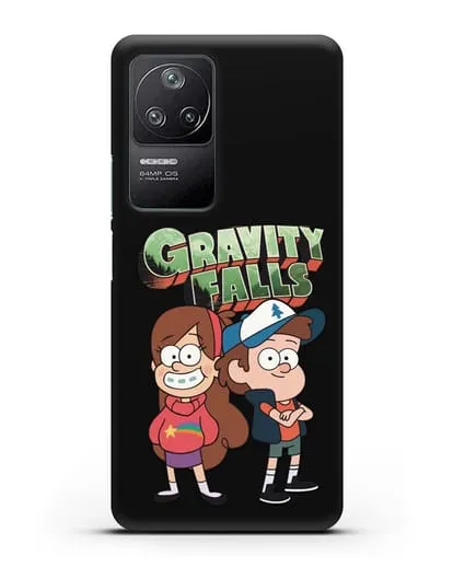 Чехол с иллюстрацией Диппер и Мейбл силиконовый для Xiaomi Poco F4