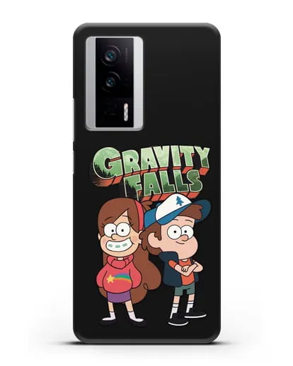 Чехол с иллюстрацией Диппер и Мейбл силиконовый для Xiaomi Poco F5 Pro