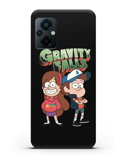 Чехол с иллюстрацией Диппер и Мейбл силиконовый для Xiaomi Poco M5