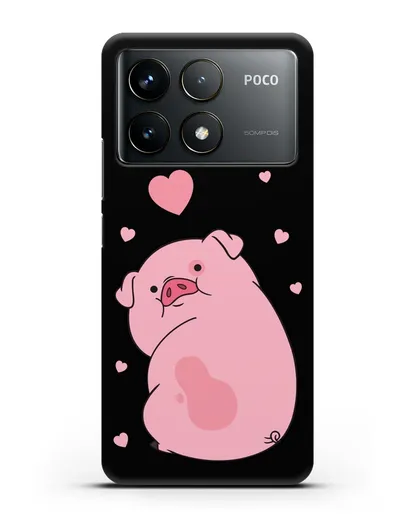 Чехол с иллюстрацией Пухля Gravity Falls силиконовый для Xiaomi Poco F6 Pro