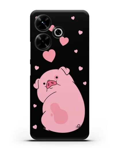 Чехол с иллюстрацией Пухля Gravity Falls силиконовый для Xiaomi Poco M6